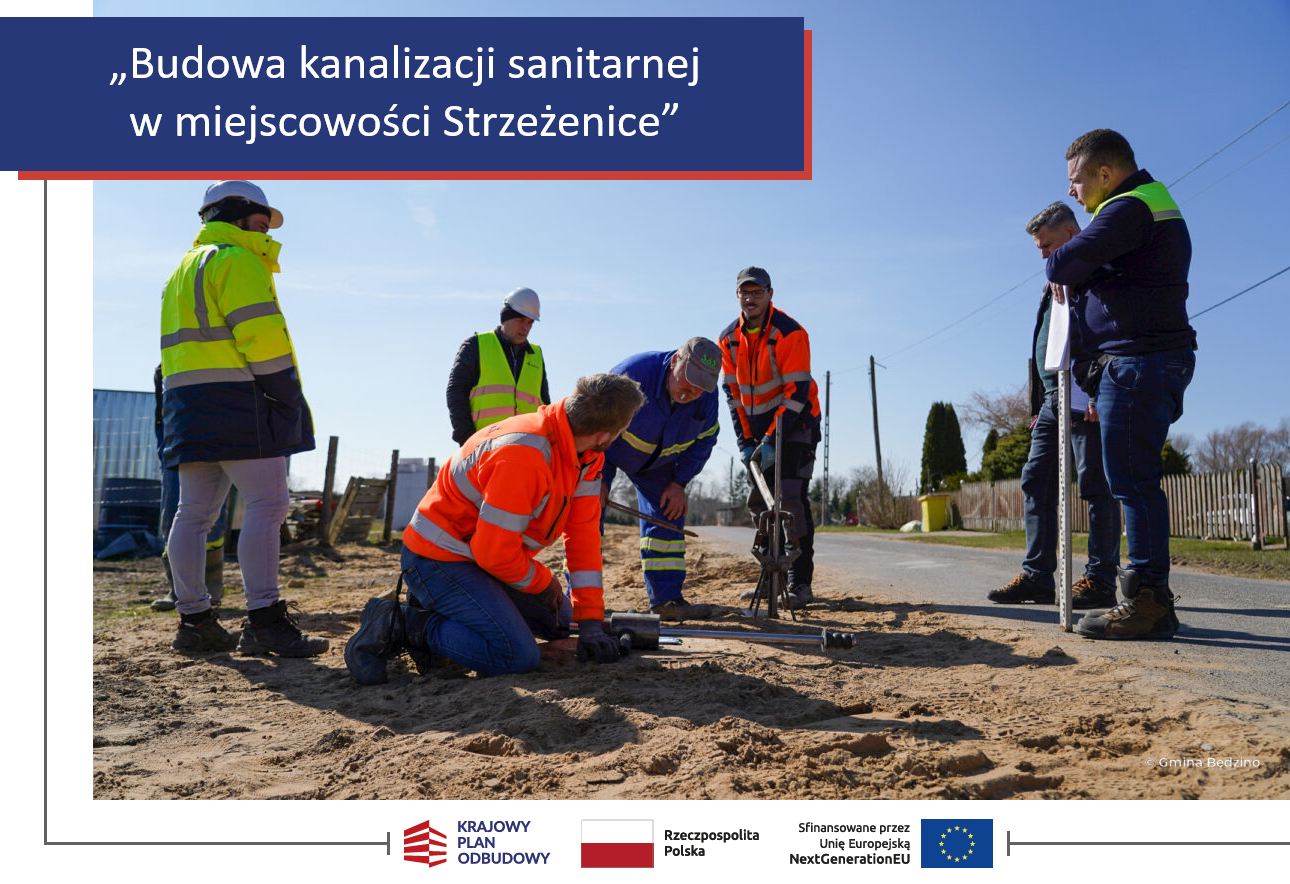 Budowa kanalizacji sanitarnej w miejscowości Strzeżenice