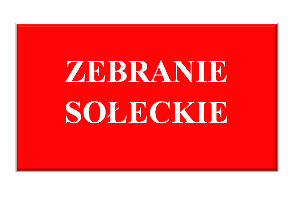 informacja o zebraniu sołeckim