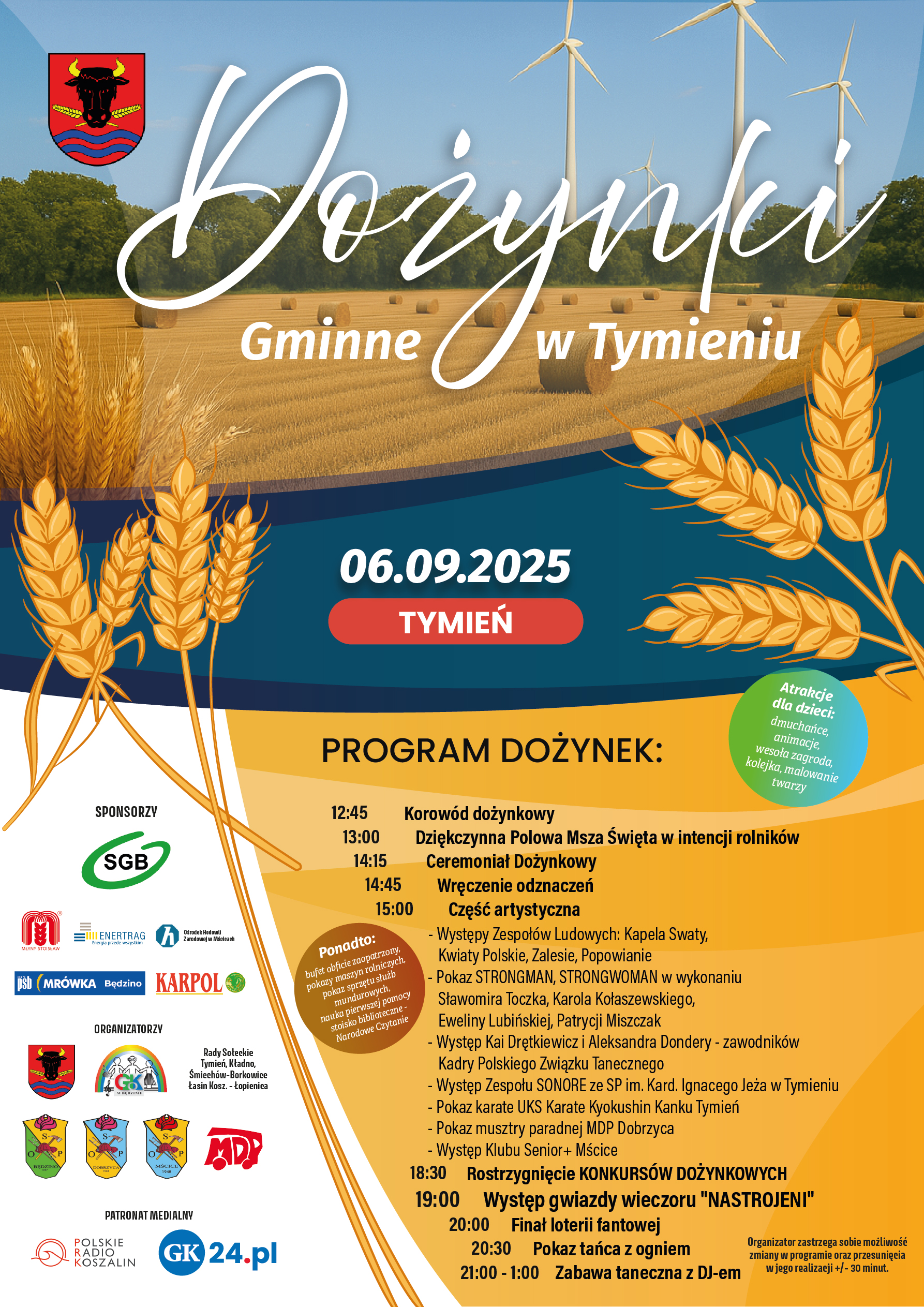 Plakat dożynkowy