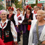 Kobiety w strojach staropolskich na festiwalu Dożynki Gminne Tymień 2025