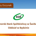 logo Pomorskiego Banku Spółdzielczego w Świdwinie; Sponsor Dożynek Gminnych 2025.