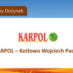 KARPOL - sponsor Dożynek Gminnych 2025. Logo i dane kontaktowe.