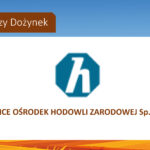 Logo Mścickiego Ośrodka Hodowli Zarodowej Sp. z o.o. sponsorem Dożynek Gminnych 2025.