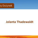 Sponsor Jola Thadewaldt podziękował podczas Dożynek Gminnych 2025.