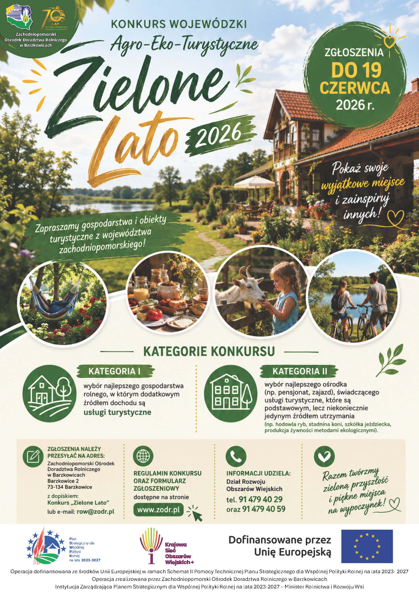 plakat zielone lato