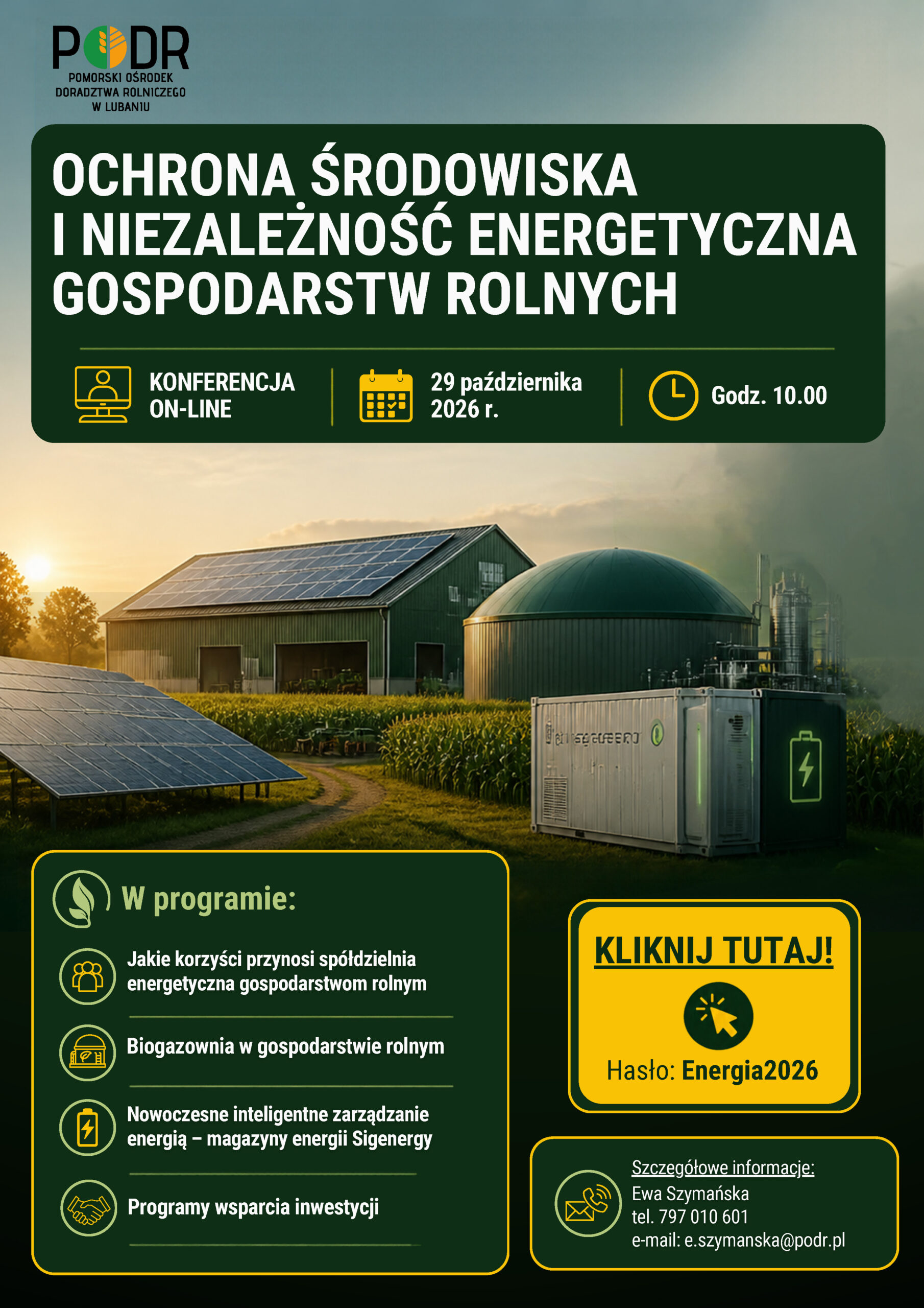 plakat konferencji ochrony środowiska